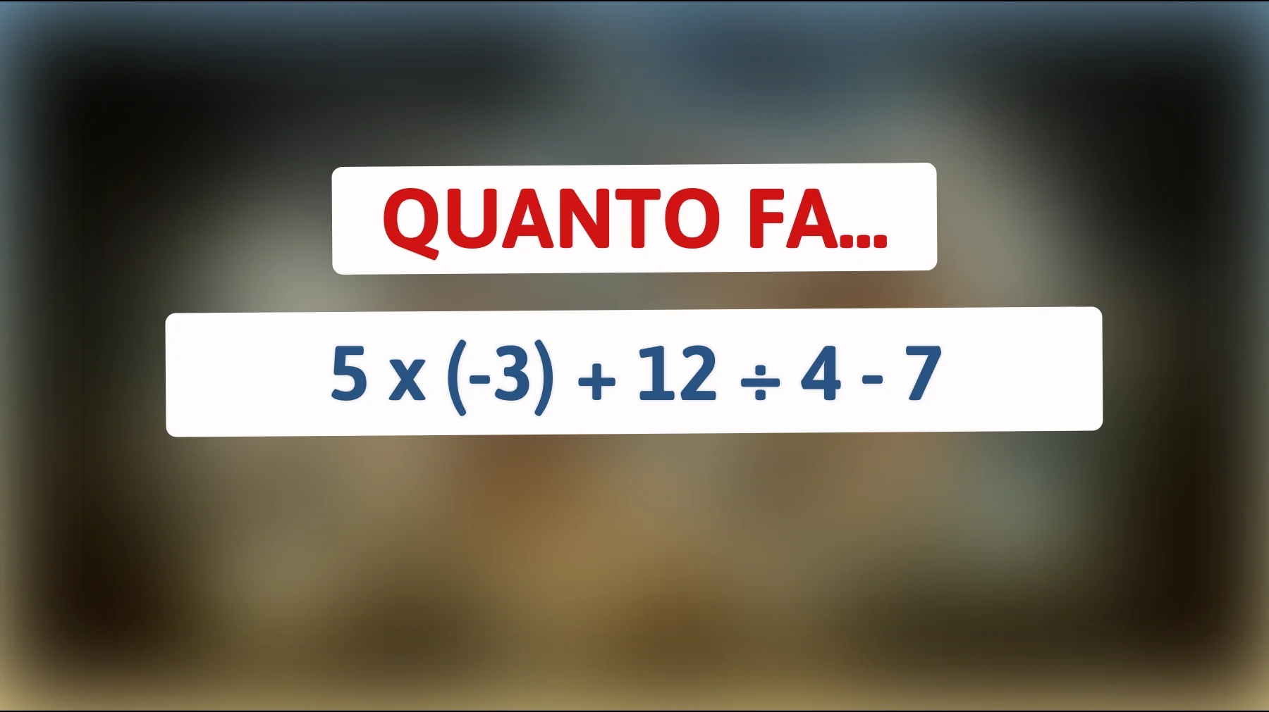 "La Sfida Matematica Che Solo il 2% Delle Persone Riusce a Risolvere al Primo Tentativo: Sei Pronto?""