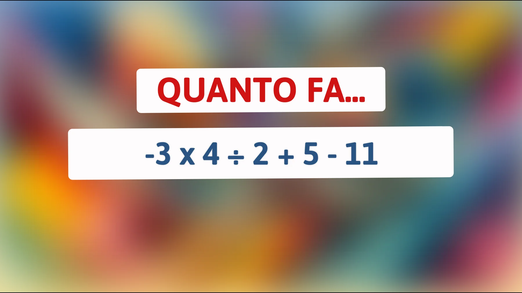 "Solo le menti più brillanti possono risolverlo: testa la tua intelligenza con questo enigma matematico!""