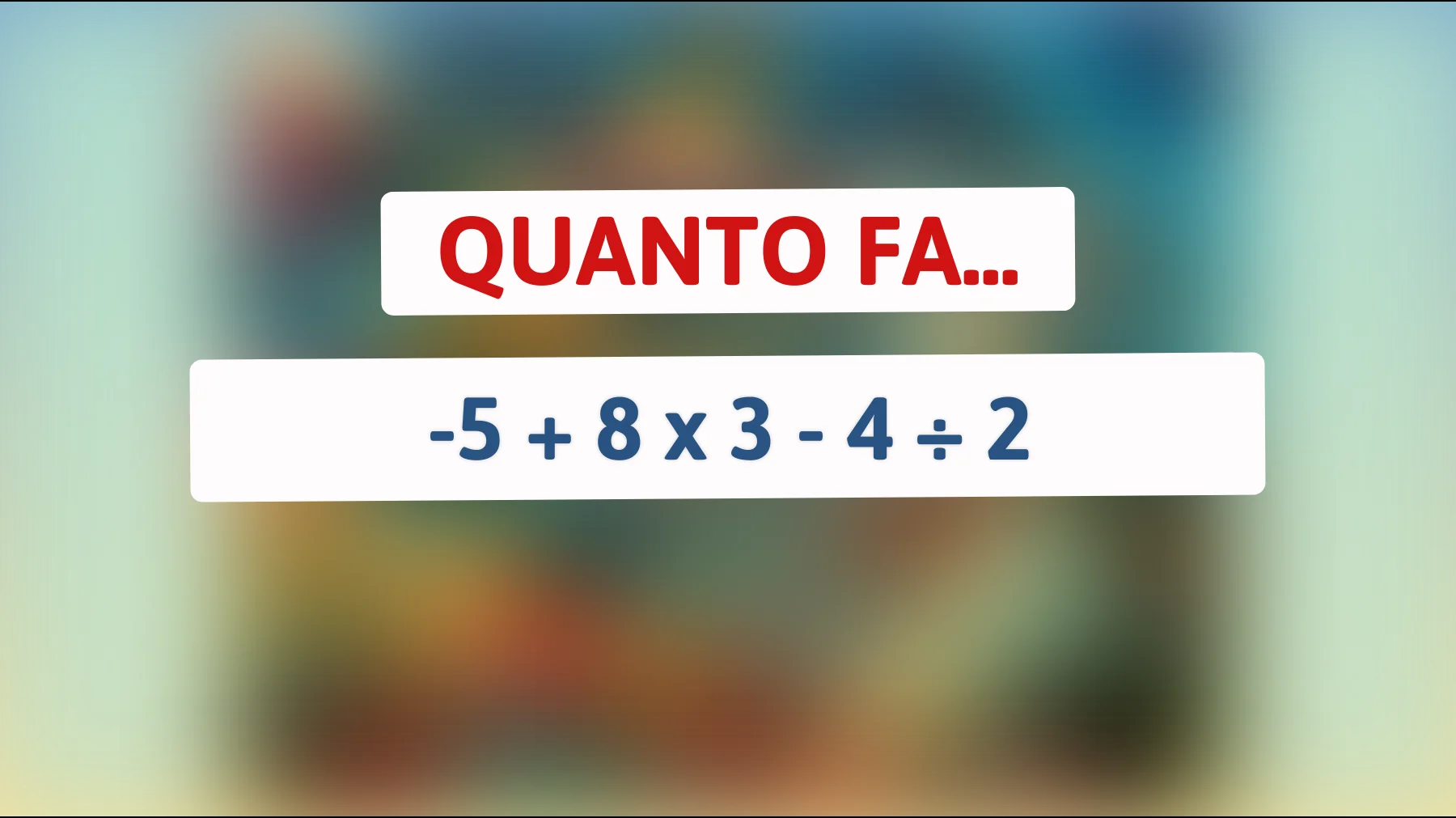Solo i Veri Geni Riescono a Risolverlo! Scopri Se Sei tra Loro con Questo Indovinello Imperdibile!"
