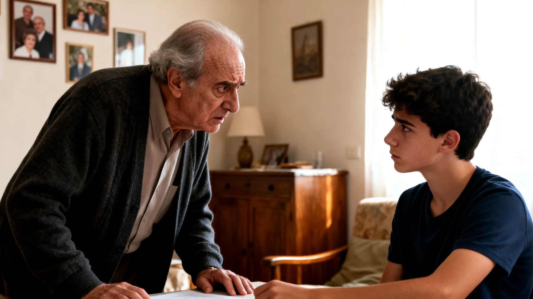 Nonno preoccupato per il rendimento scolastico e la scarsa motivazione allo studio del nipote adolescente, che manifesta disinteresse per la scuola e risultati insufficienti"